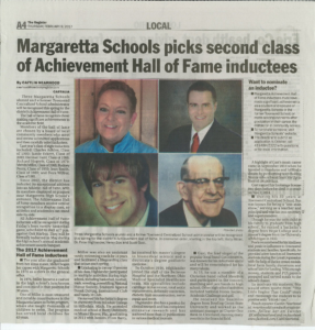 Margaretta Achievement Hall Of Fame